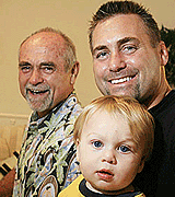 Photo of three Bill Stonebrakers